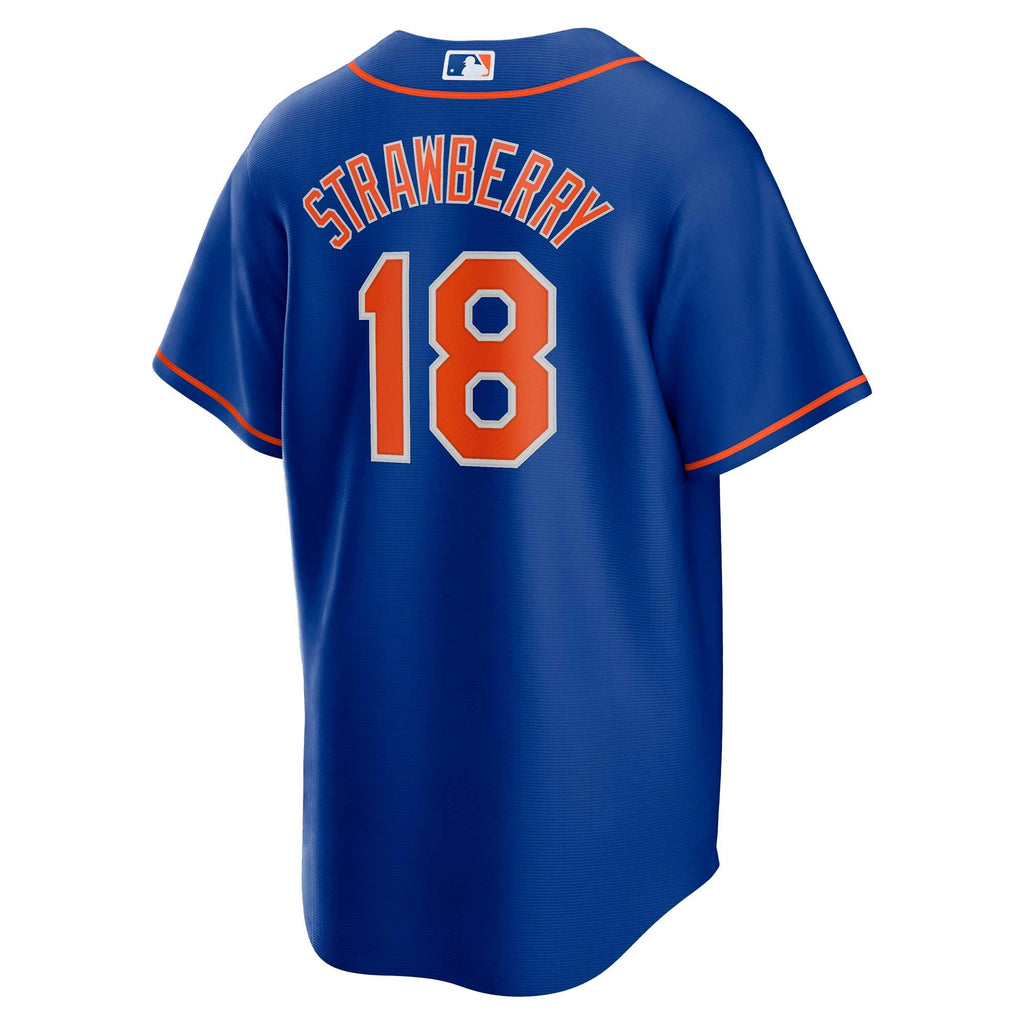 Men's New York Mets Darryl Strawberry Nike Royal Alternate Replica Player Jersey