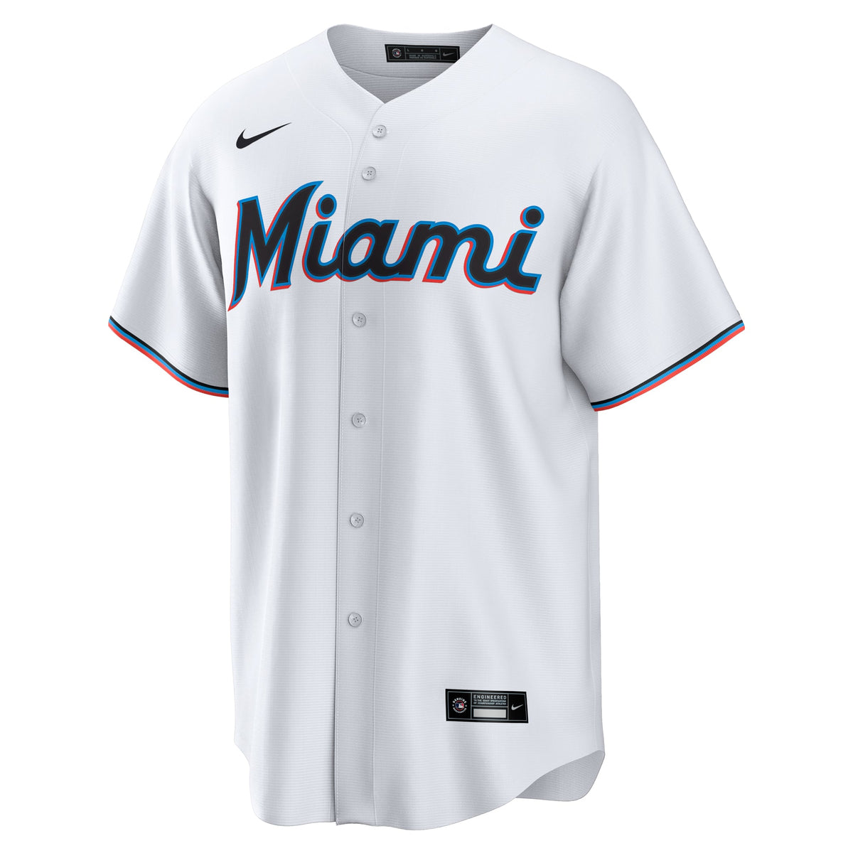 Men's Miami Marlins Xavier Edwards Nike White Home Replica Jersey