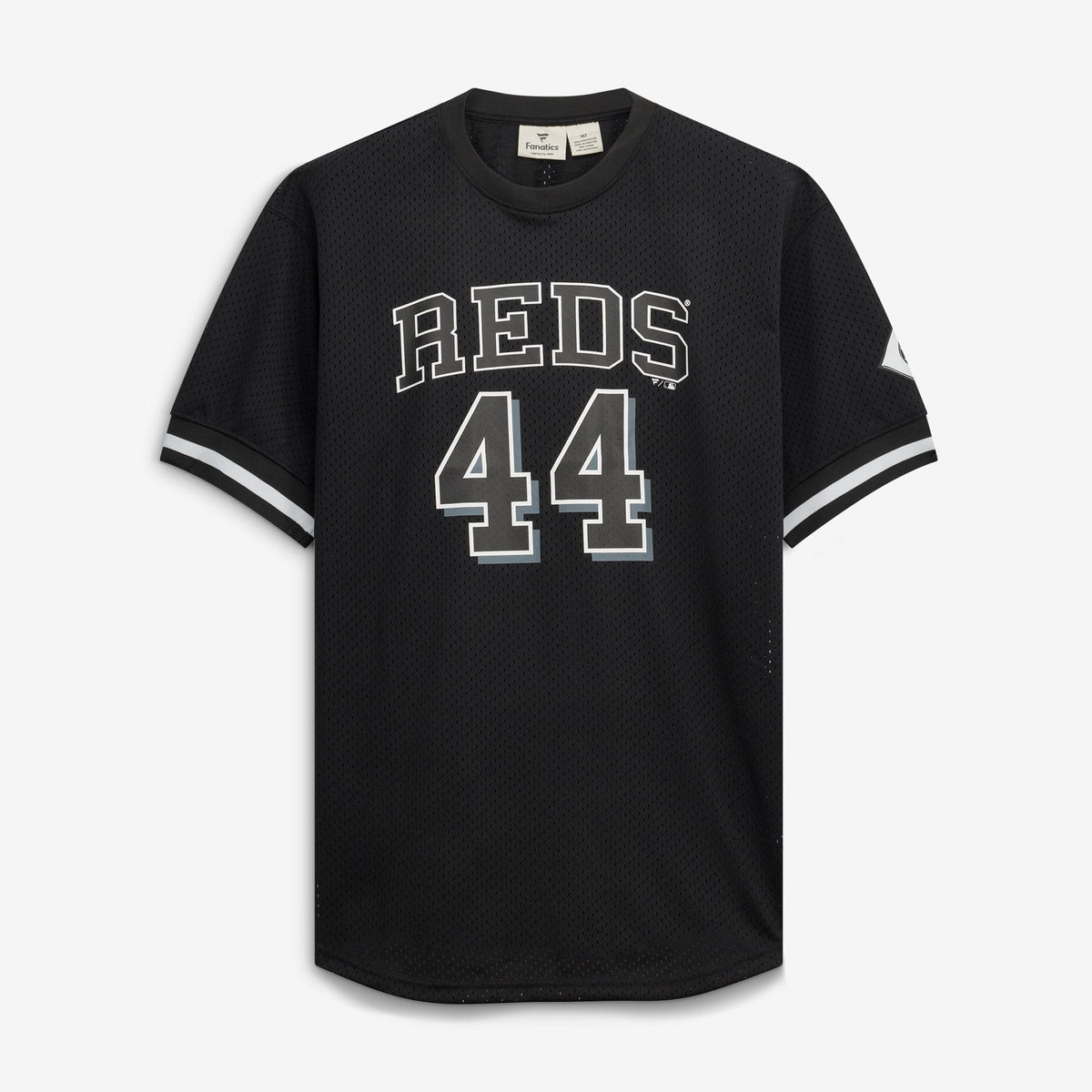 Men's Cincinnati Reds Elly De La Cruz Fanatics Black/White Big & Tall Heavyweight Mesh Jersey