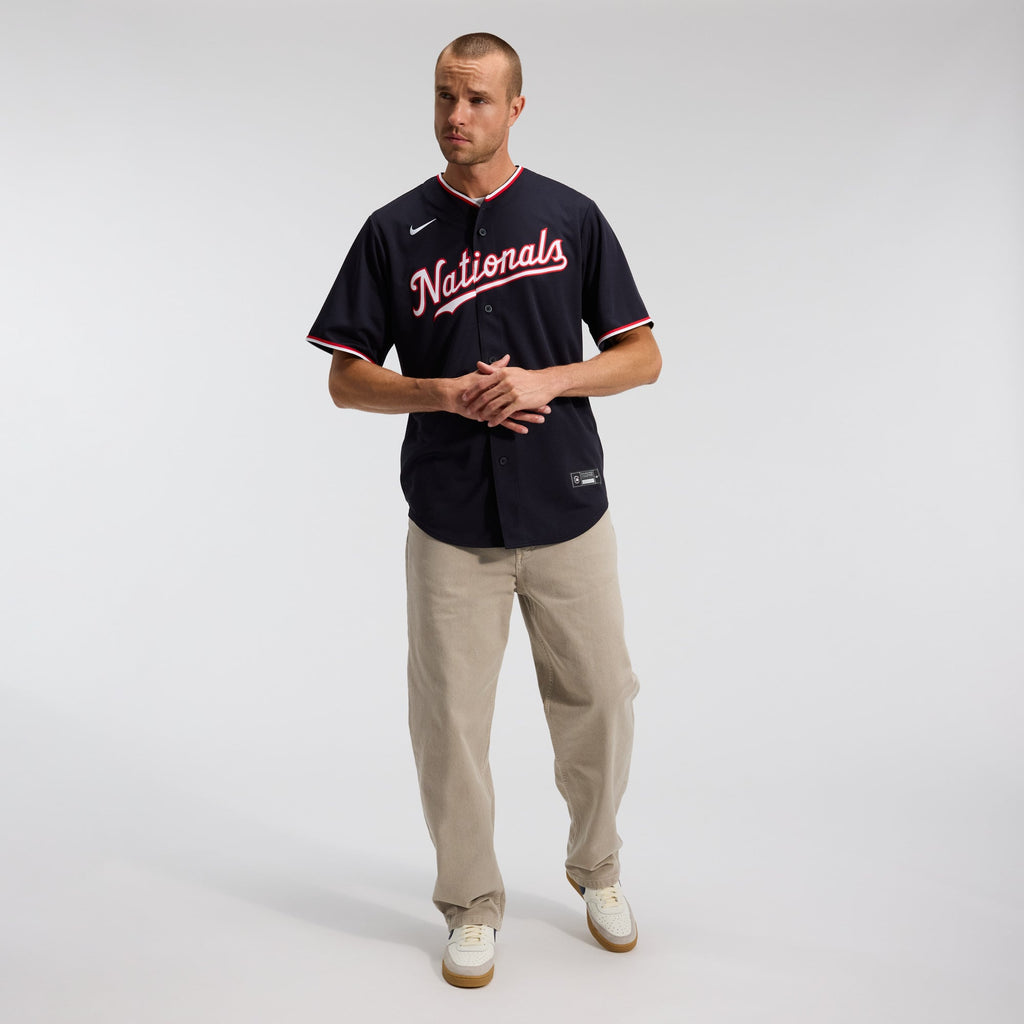Men's  Washington Nationals Dylan Crews Nike White Home Replica Jersey