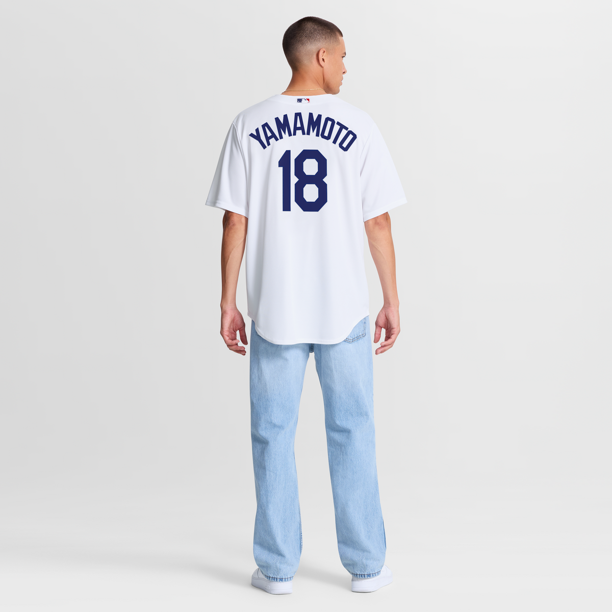 Men's Los Angeles Dodgers Yoshinobu Yamamoto Nike White Home Replica Jersey