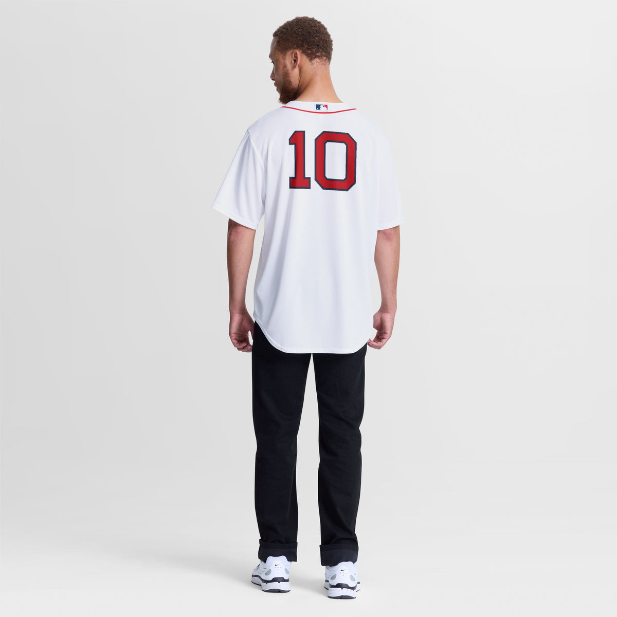 Men's Boston Red Sox Trevor Story Nike White Home Replica Jersey