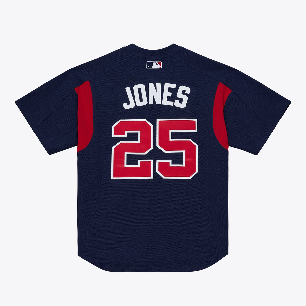 Men's Atlanta Braves Andruw Jones Mitchell & Ness Navy Authentic Batting Practice Jersey
