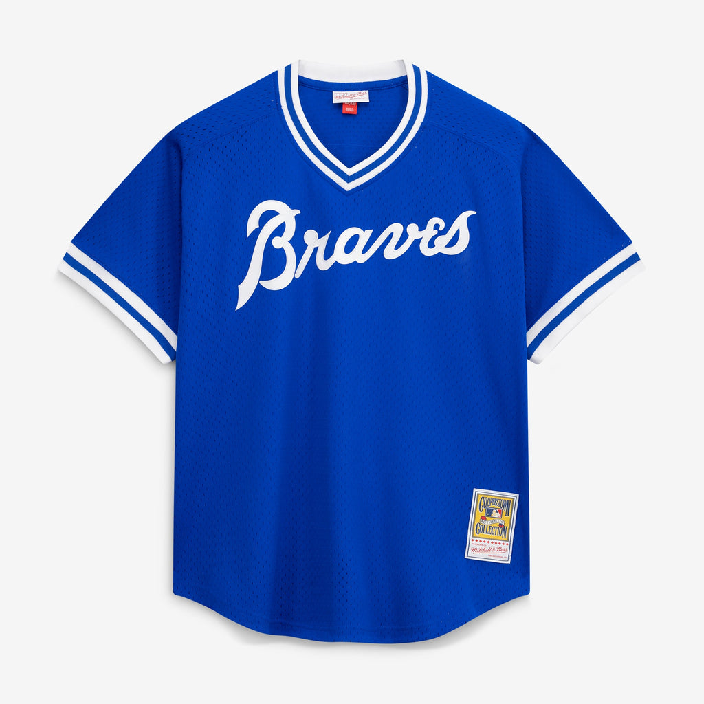 Men's Atlanta Braves Dale Murphy Mitchell & Ness Scarlet Authentic Batting Practice Jersey