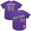 Men's Arizona Diamondbacks Randy Johnson Mitchell & Ness Purple 2000 Throwback Authentic Jersey