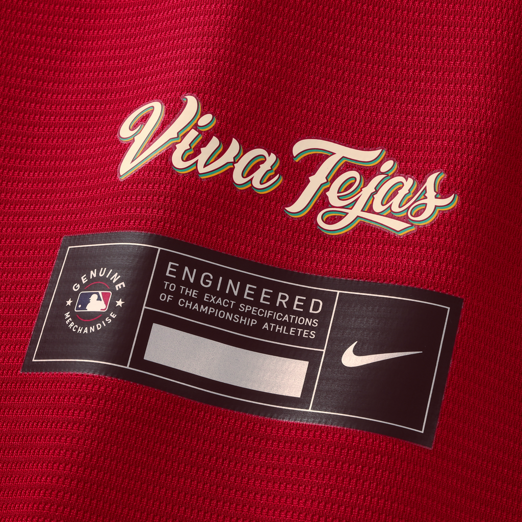 Men's Texas Rangers  Nike Red 2026 City Connect Stadium Jersey