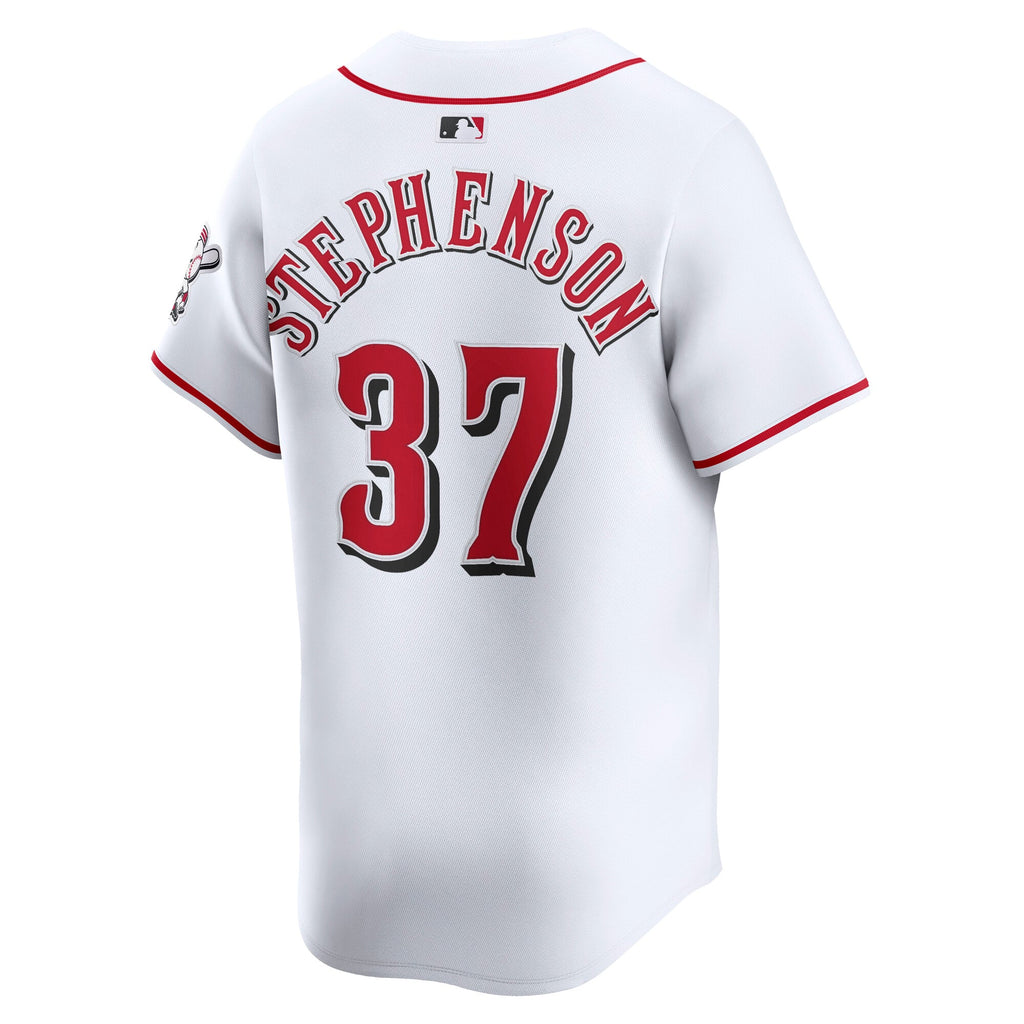 Men's Cincinnati Reds Tyler Stephenson Nike White Home Limited Player Jersey