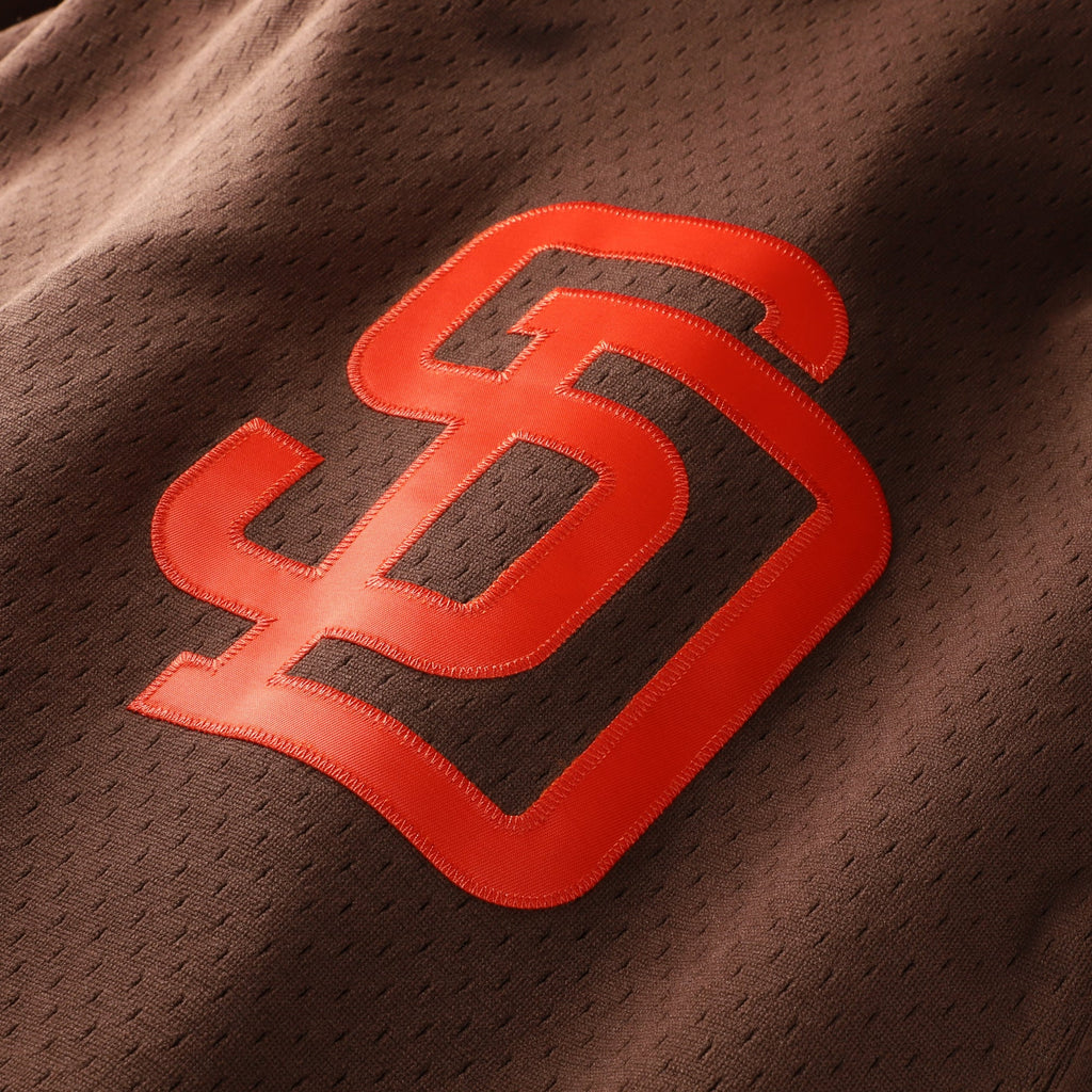 Men's San Diego Padres Tony Gwynn Mitchell & Ness Brown Authentic Batting Practice Jersey