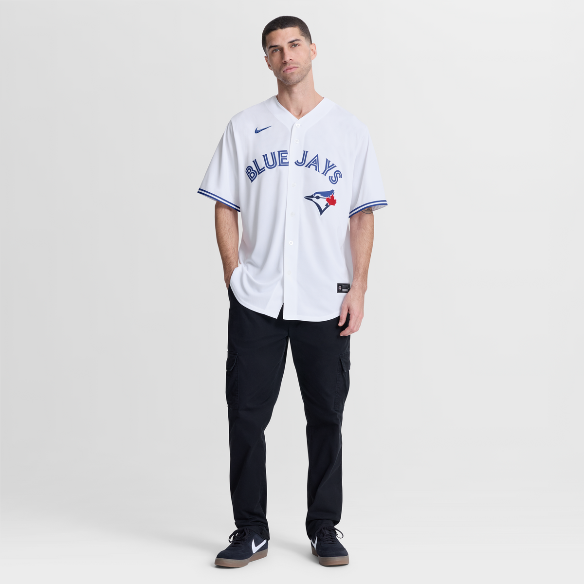 Men's Toronto Blue Jays George Springer Nike White Home Replica Jersey