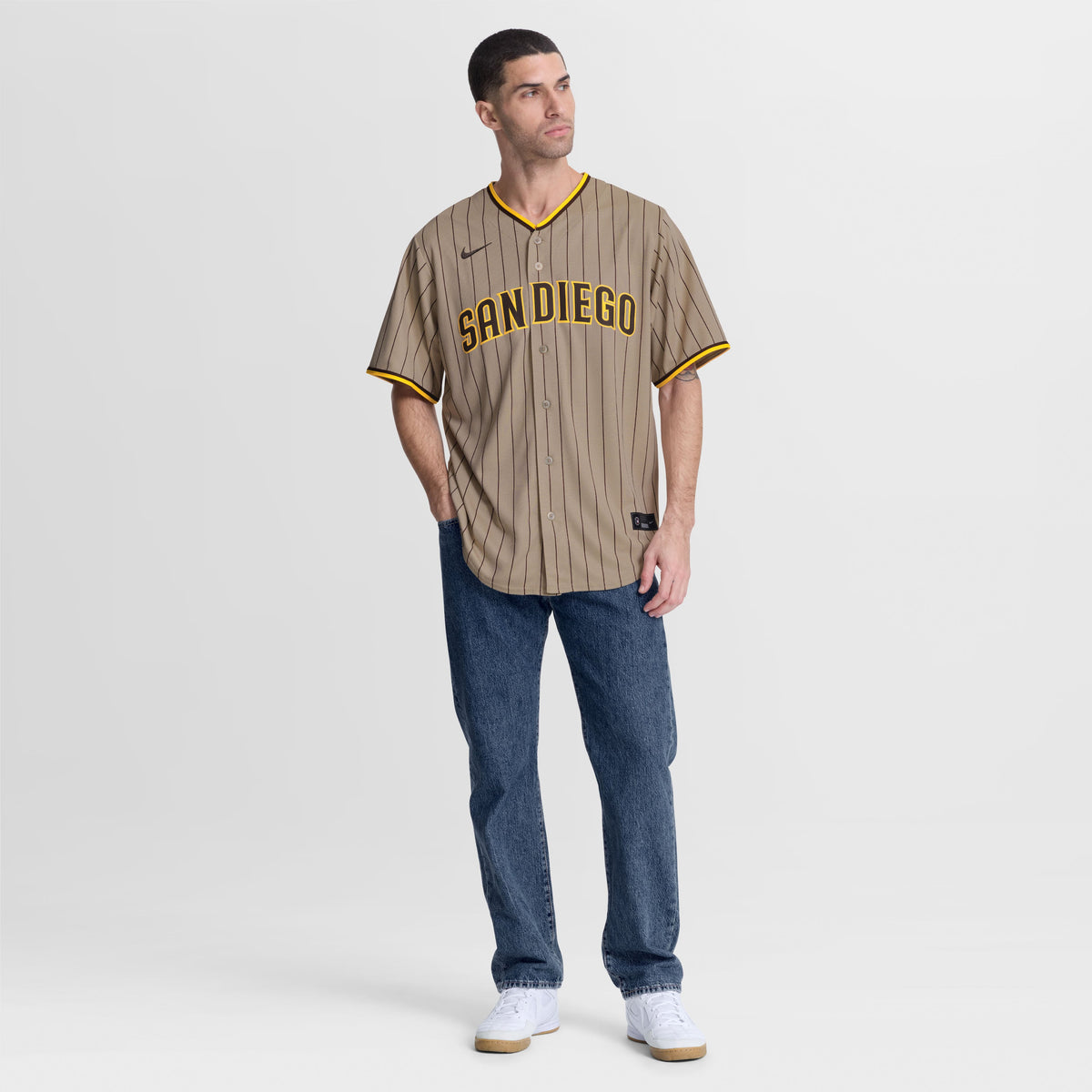 Men's San Diego Padres Fernando Tatis Jr. Nike Sand Alternate Replica Jersey
