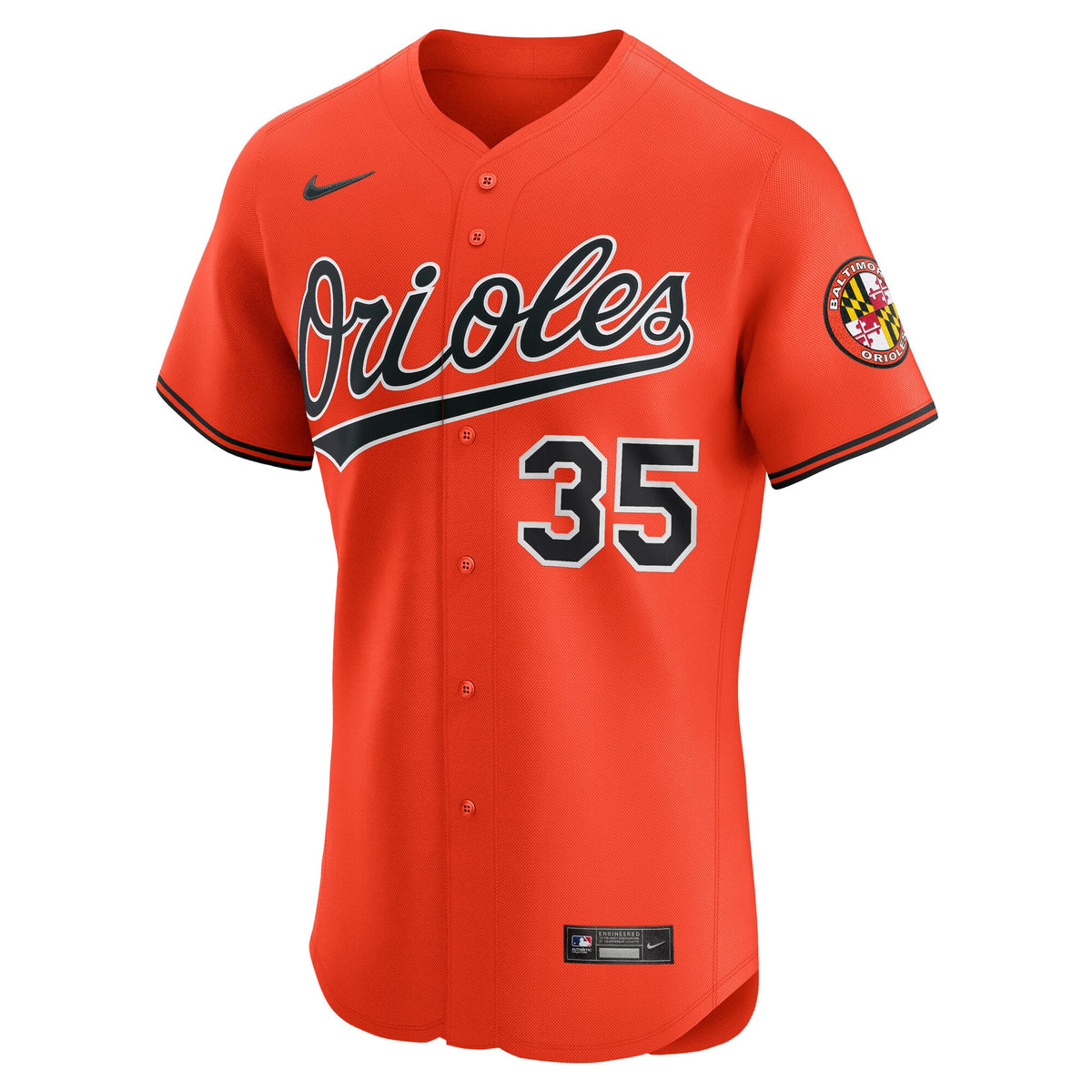 Men's Baltimore Orioles Adley Rutschman Nike White Home Elite Jersey