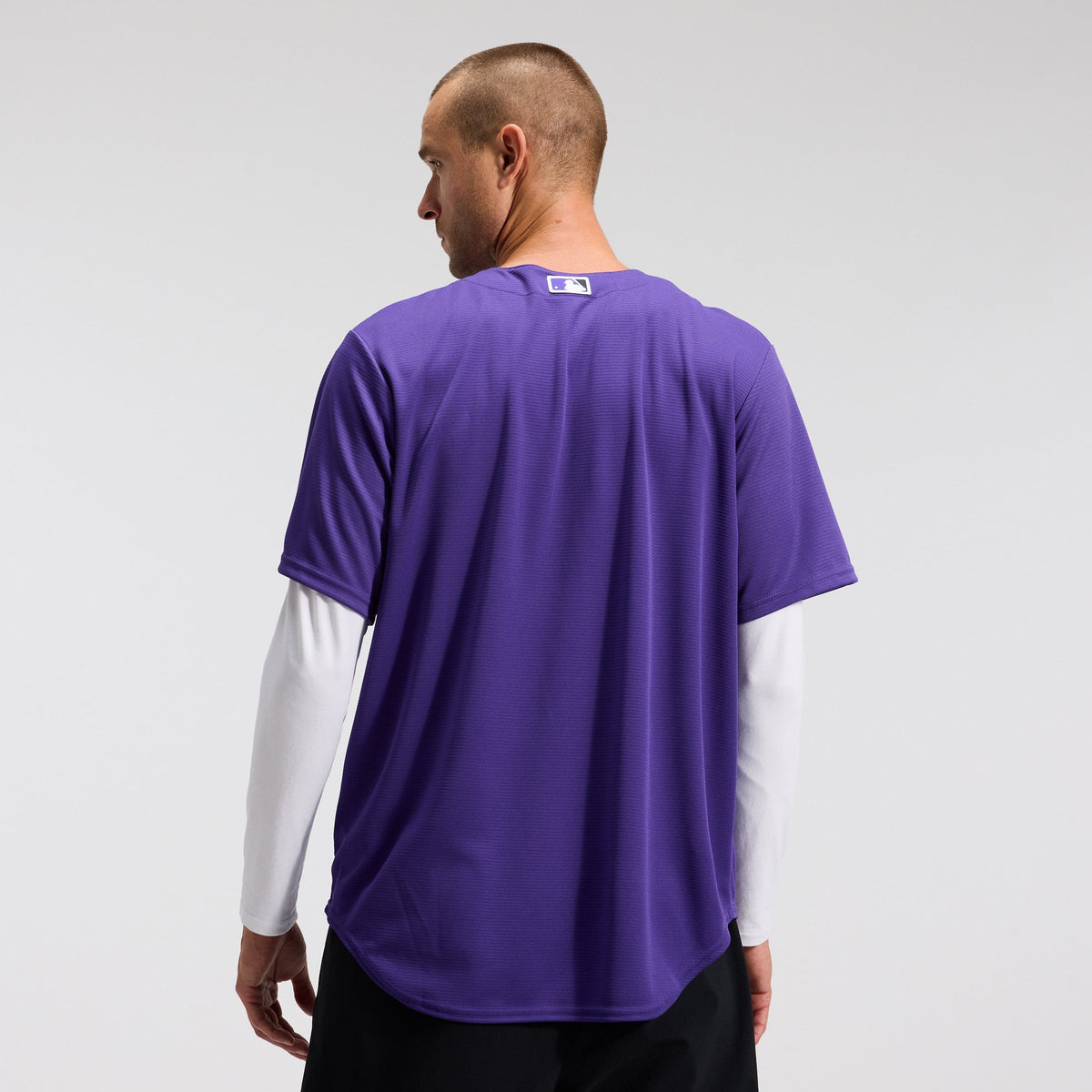 Men's Colorado Rockies Nike Purple Alternate Replica Team Jersey