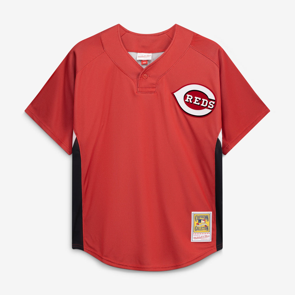 Men's Cincinnati Reds Ken Griffey Jr. Mitchell & Ness Red Authentic Batting Practice Jersey