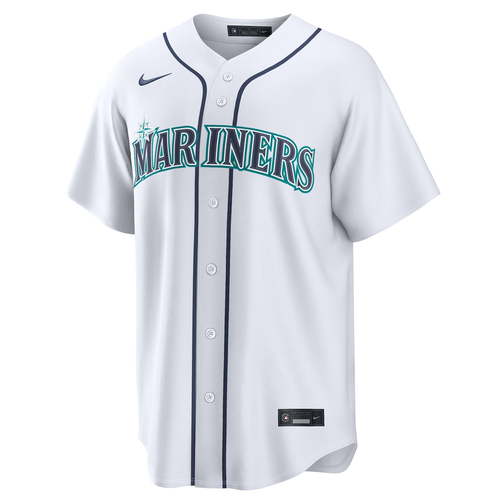 Men's Seattle Mariners Luke Raley Nike White Home Replica Jersey