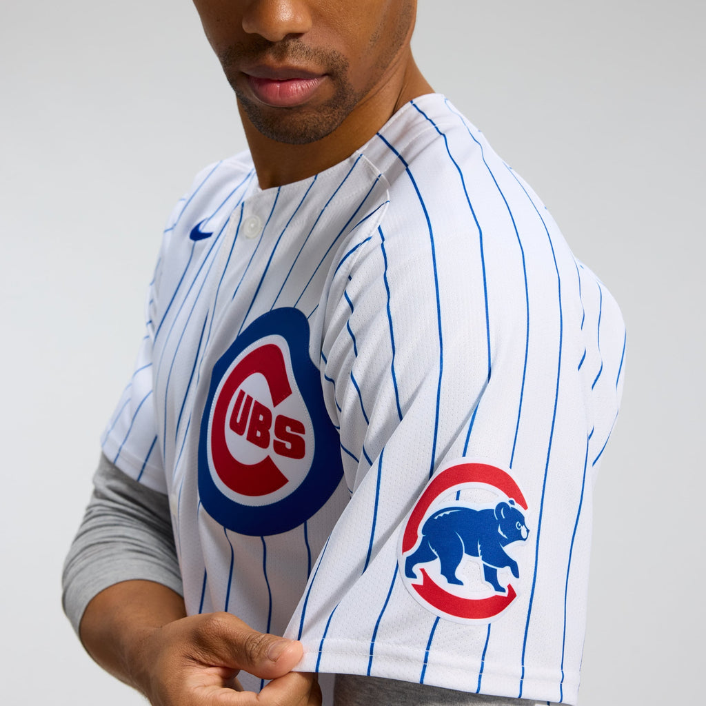 Men's Chicago Cubs Dansby Swanson Nike White Home Limited Player Jersey