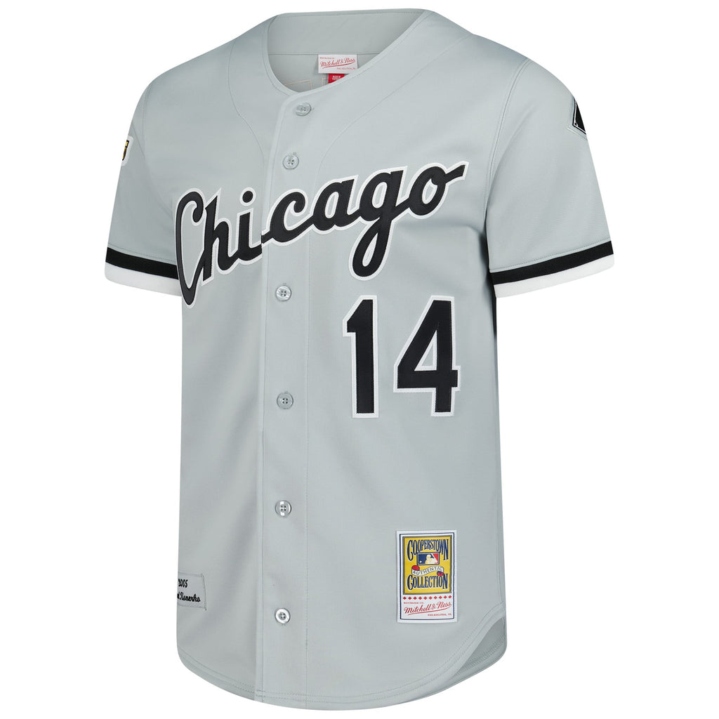 Men's Chicago White Sox Paul Konerko Mitchell & Ness Gray 2005 Cooperstown Collection Authentic Jersey