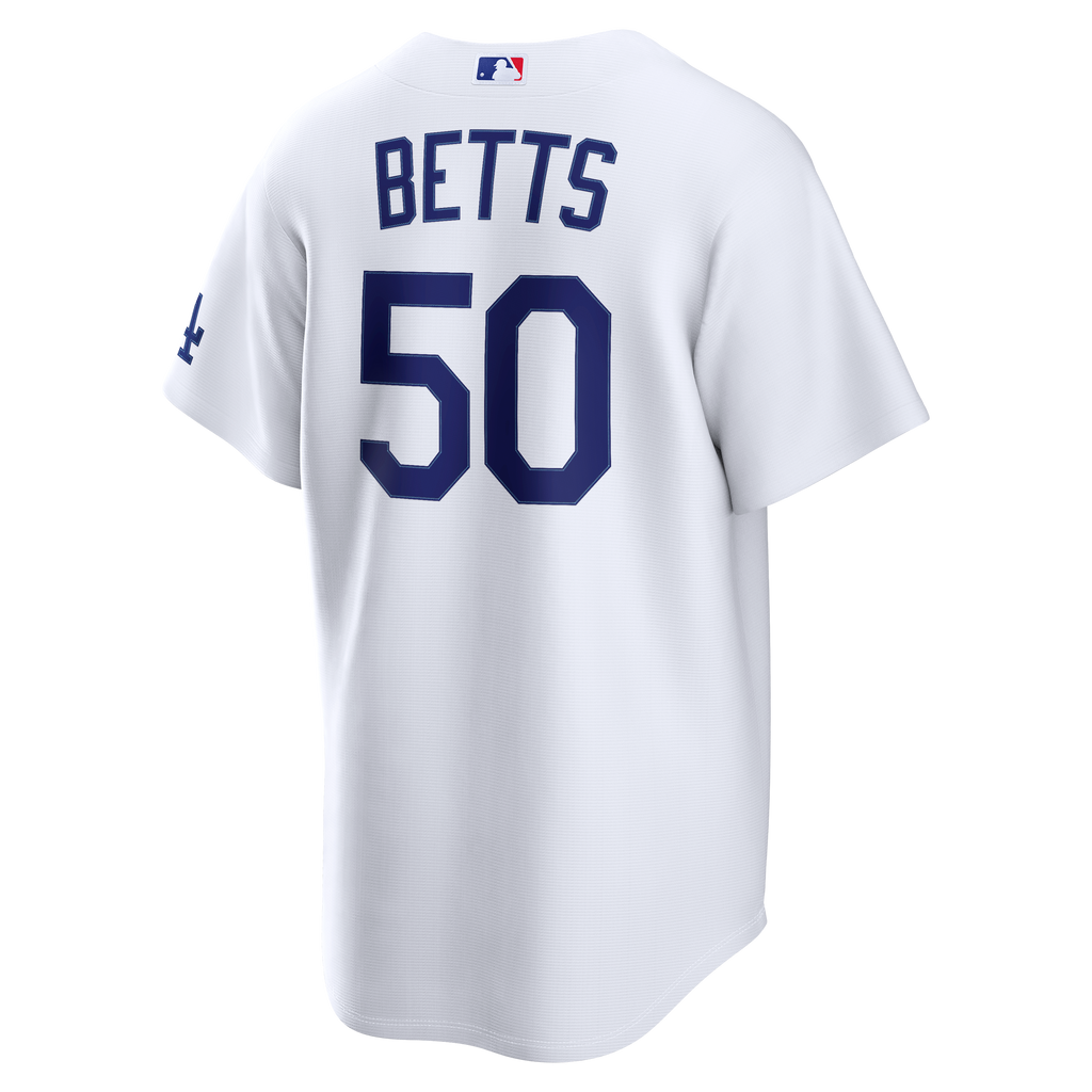 Men's Los Angeles Dodgers Mookie Betts Nike White Home Stadium Jersey