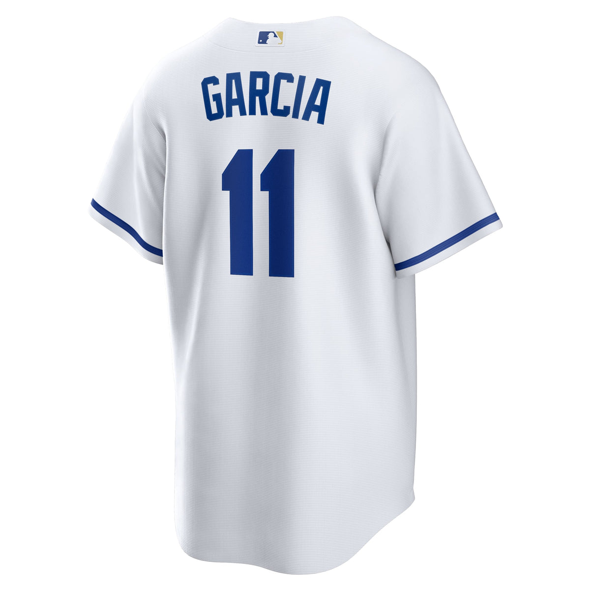 Men's Kansas City Royals Maikel Garcia Nike White Home Replica Jersey