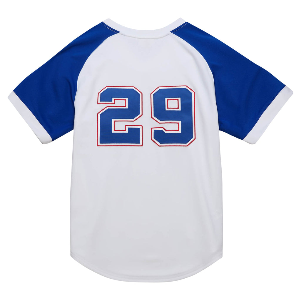 Men's Atlanta Braves John Smoltz Mitchell & Ness White 2004 Cooperstown Collection Authentic Throwback Jersey
