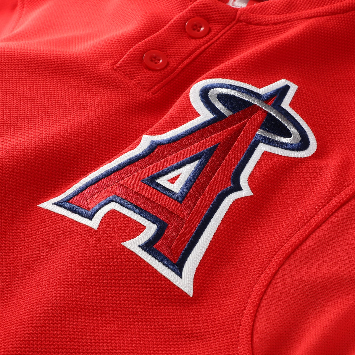 Men's California Angels Vladimir Guerrero Mitchell & Ness Red Authentic Batting Practice Jersey