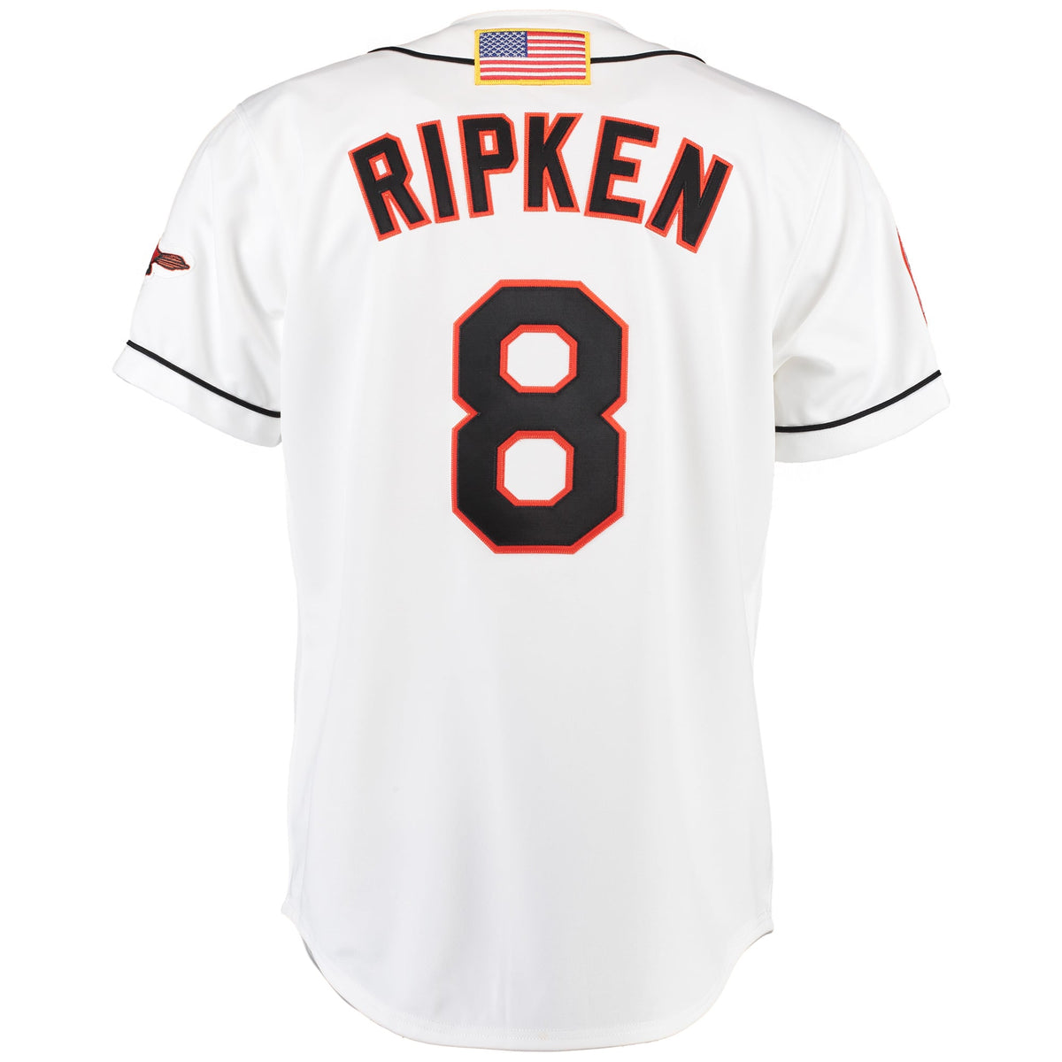 Men's Baltimore Orioles Cal Ripken Mitchell & Ness White Home Authentic Jersey