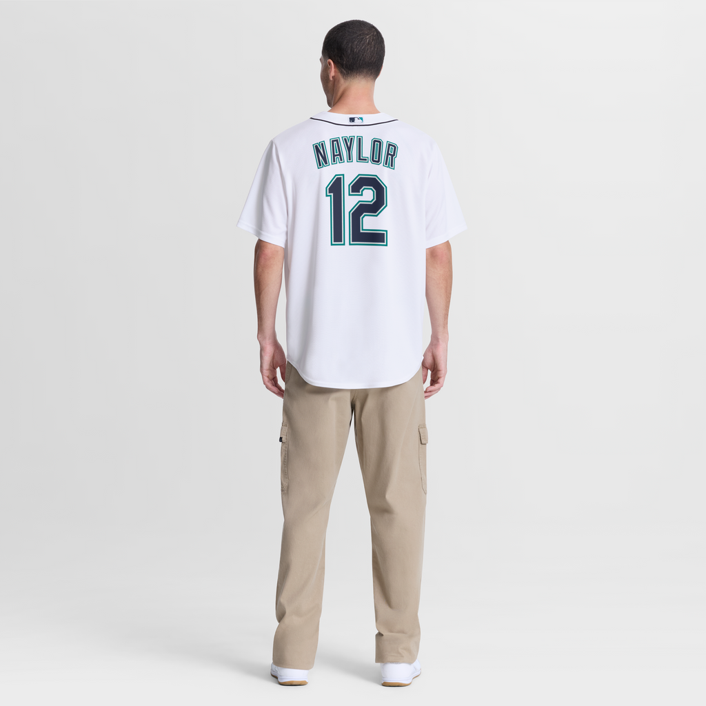 Men's Seattle Mariners Josh Naylor Nike White Home Replica Jersey