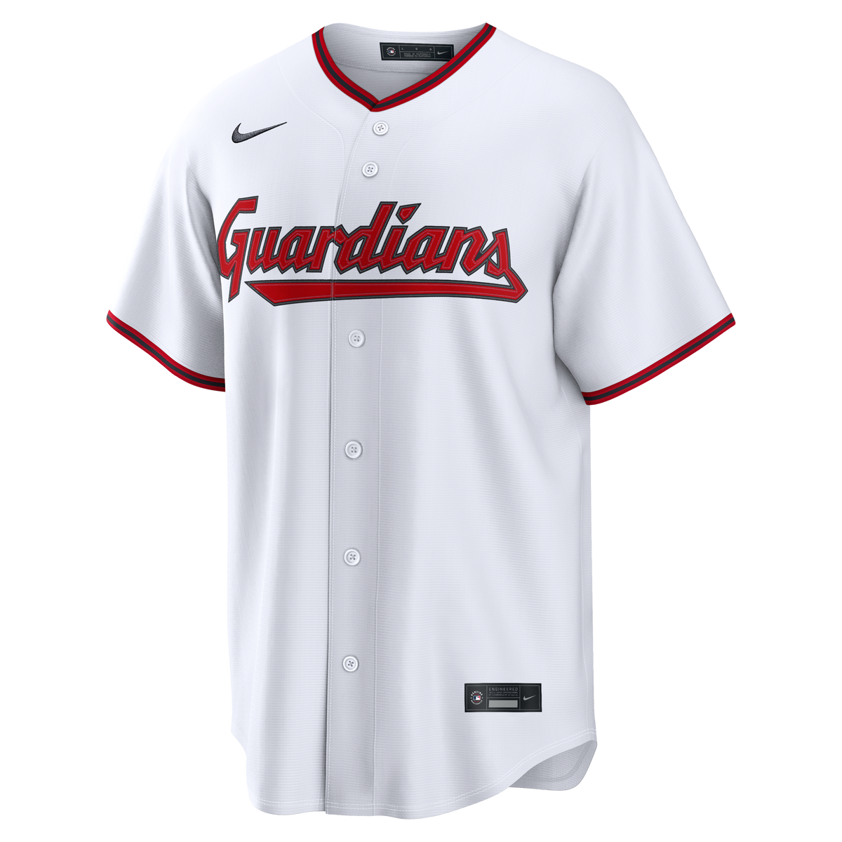 Men's Cleveland Guardians José Ramírez Nike White Home Replica Jersey