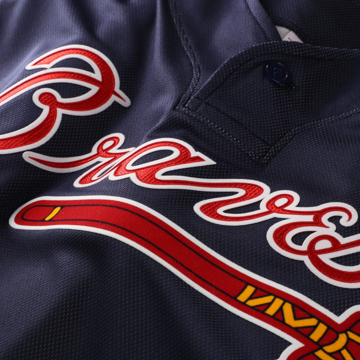 Men's Atlanta Braves Chipper Jones Mitchell & Ness Navy Authentic Batting Practice Jersey