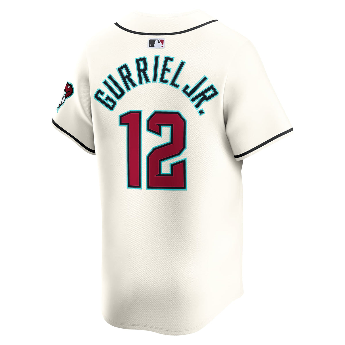 Men's Arizona Diamondbacks Lourdes Gurriel Jr. Nike Cream Home Limited Player Jersey