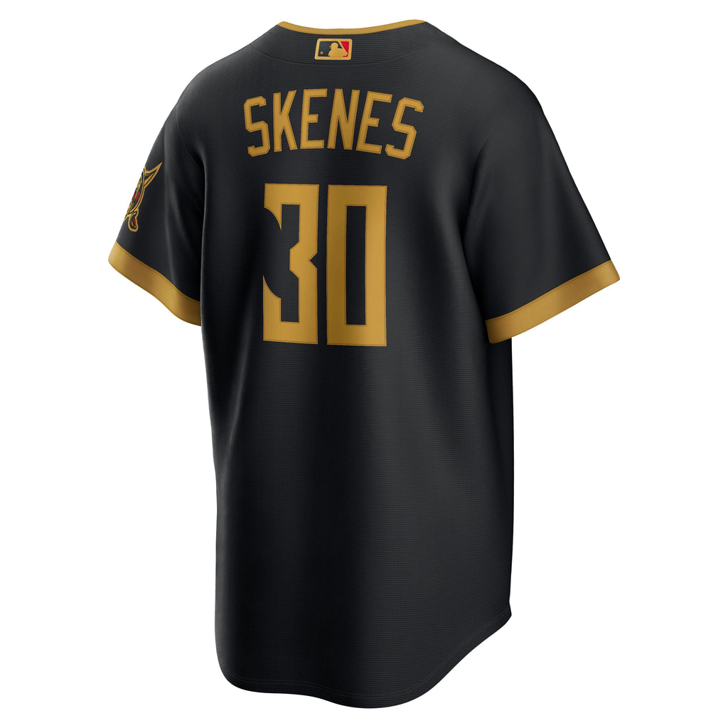 Men's Pittsburgh Pirates Paul Skenes Nike Black 2026 City Connect Stadium Jersey