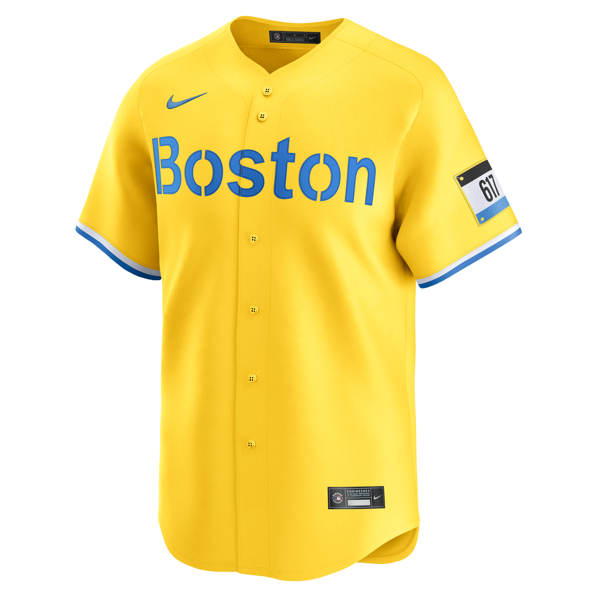 Men's Boston Red Sox Kristian Campbell Nike Gold Alternate Limited Jersey