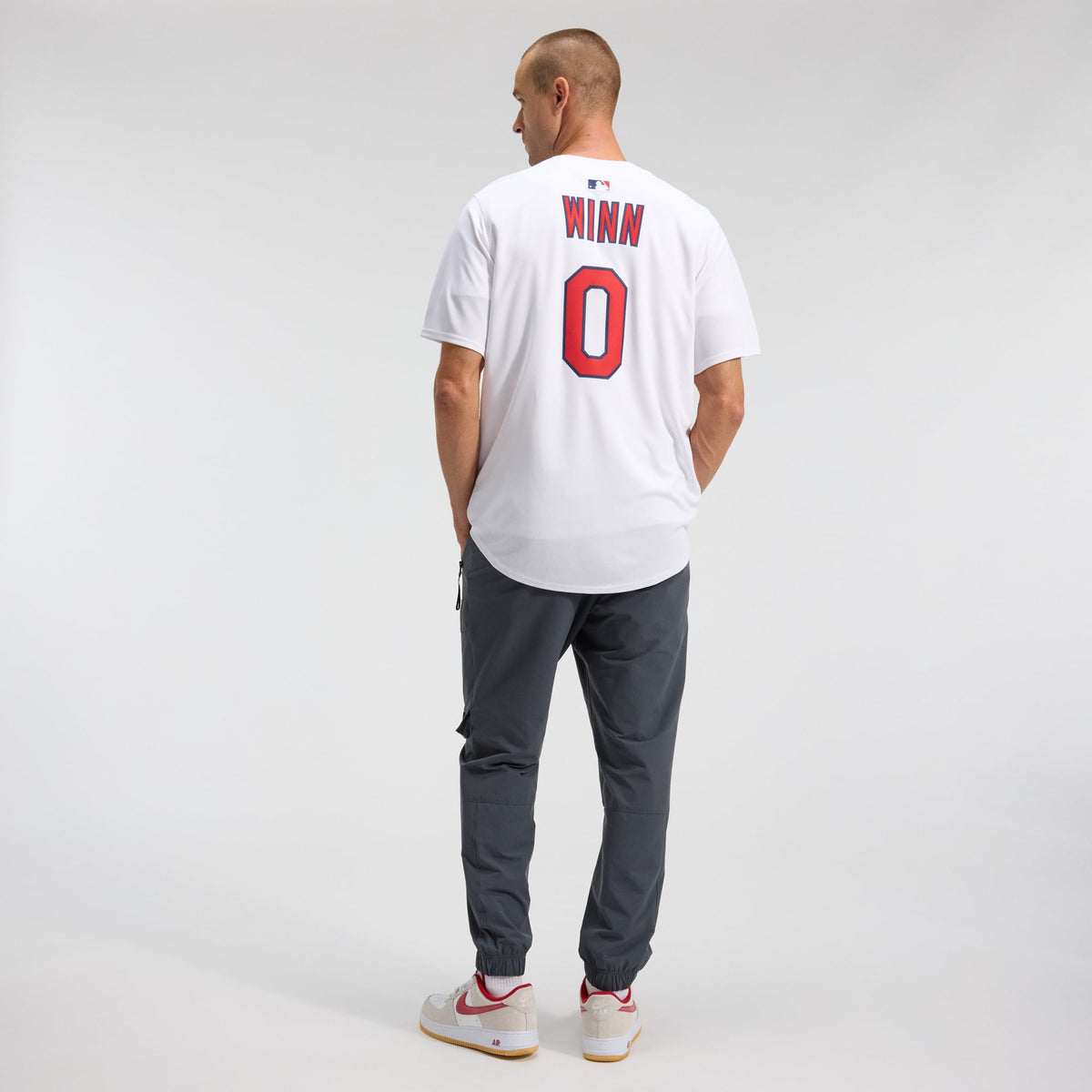 Men's St. Louis Cardinals Masyn Winn Nike White Home Limited Jersey
