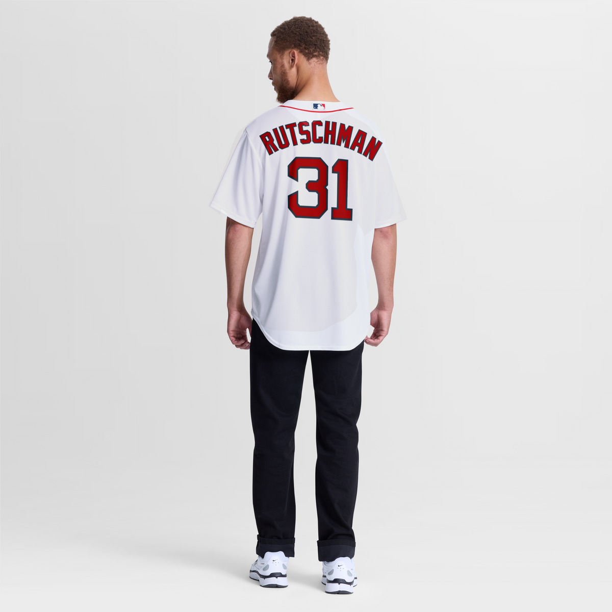 Men's Boston Red Sox Adley Rutschman Nike White Home Replica Jersey
