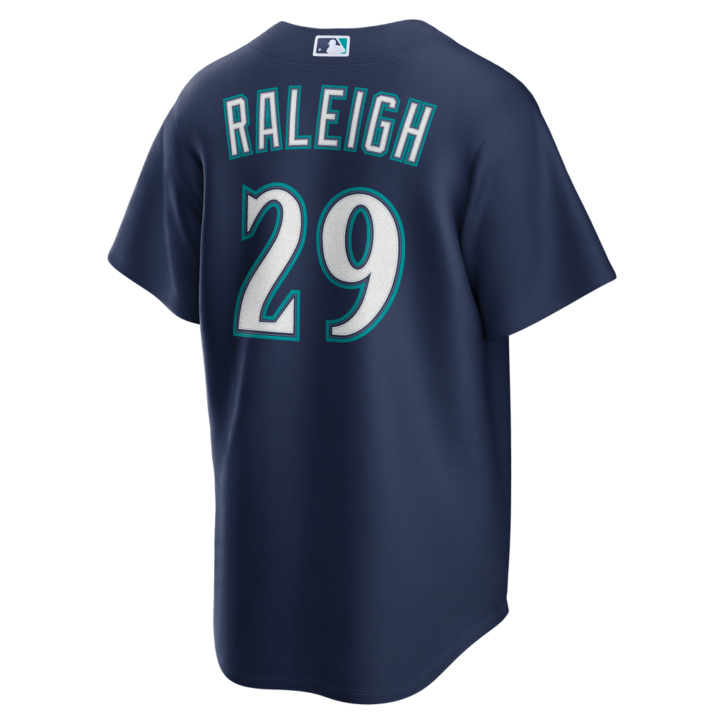 Men's Seattle Mariners Cal Raleigh Nike Cream Alternate Replica Jersey