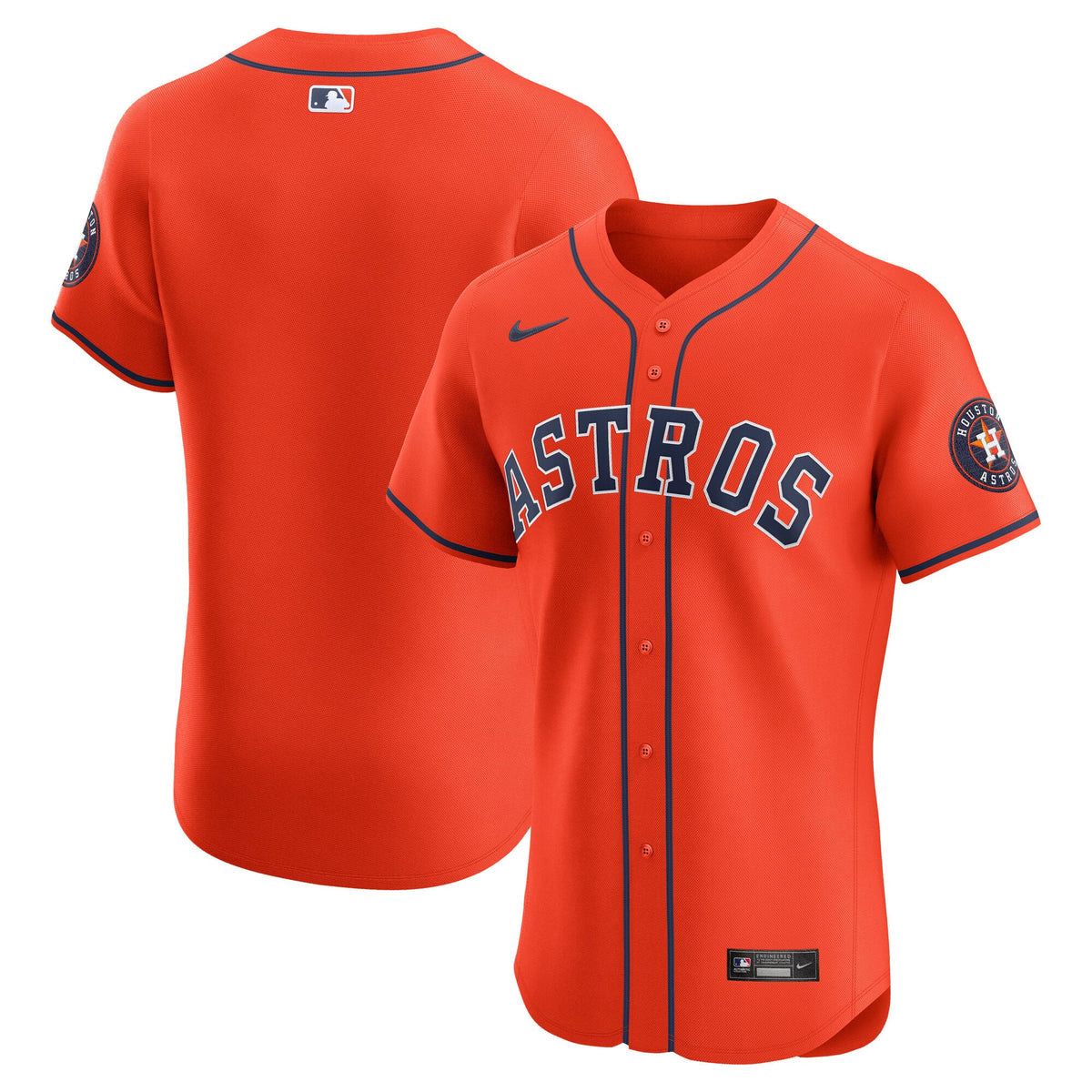 Men's Houston Astros Nike Navy Alternate 2 Elite Jersey