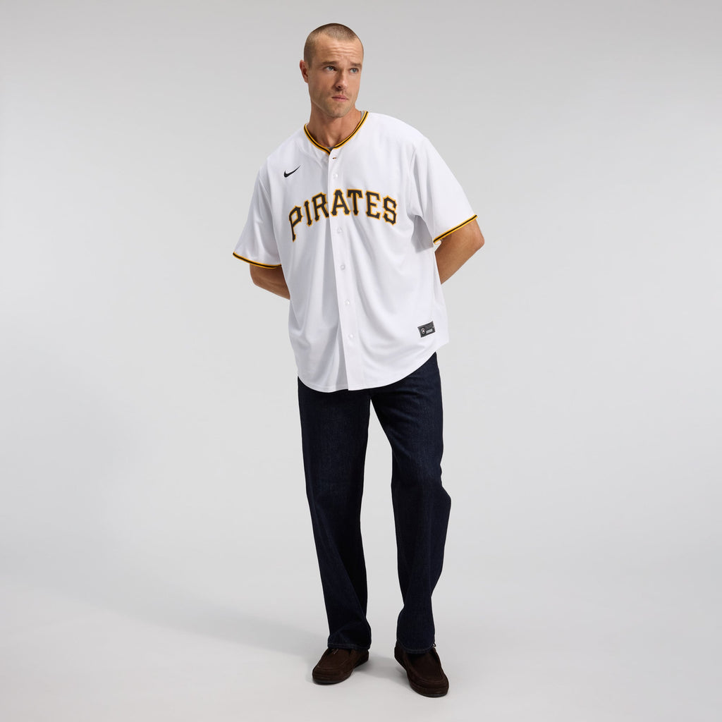 Men's Pittsburgh Pirates Paul Skenes Nike White Home Replica Player Jersey