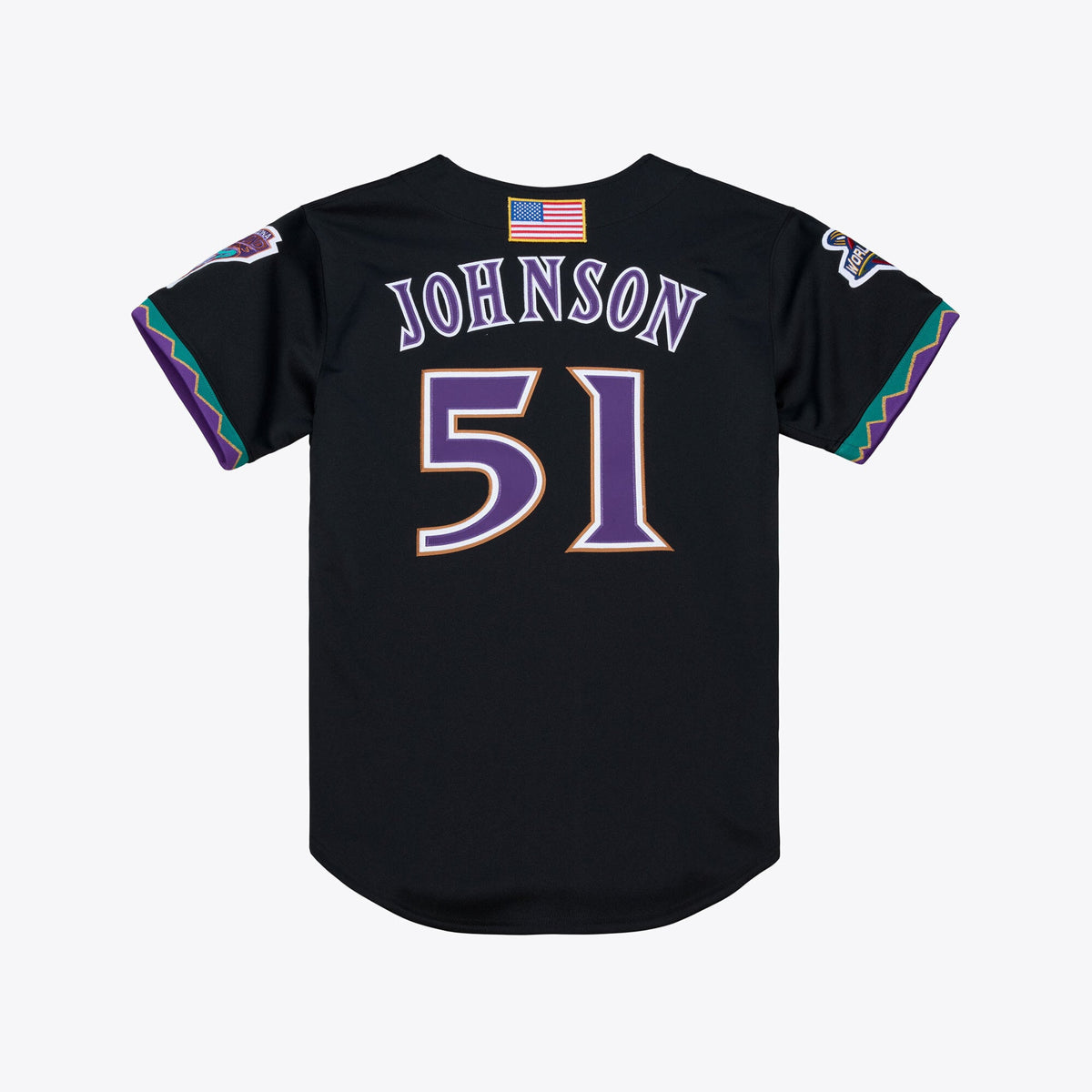 Men's Arizona Diamondbacks Randy Johnson Mitchell & Ness Purple 2000 Throwback Authentic Jersey