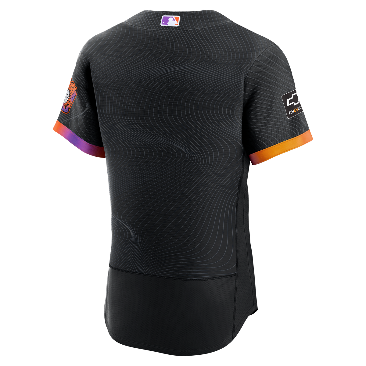 Men's San Francisco Giants Nike Anthracite City Connect Authentic Sponsor Patch Jersey