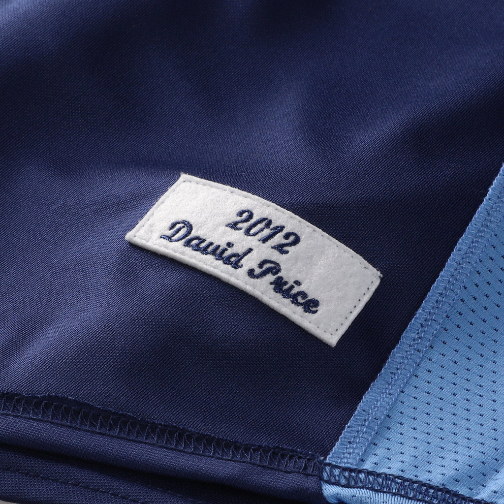 Men's Tampa Bay Rays David Price Mitchell & Ness Blue Authentic Batting Practice Jersey