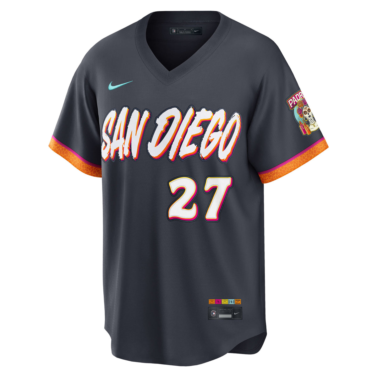 Men's San Diego Padres Nick Pivetta Nike Obsidian 2026 City Connect Stadium Jersey