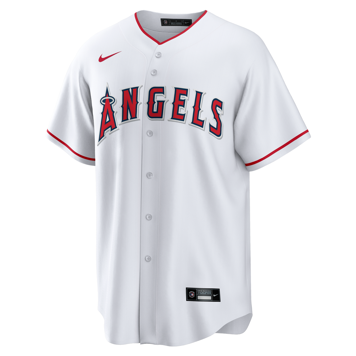 Men's Los Angeles Angels Reggie Jackson Nike White Home Retired Player Replica Jersey