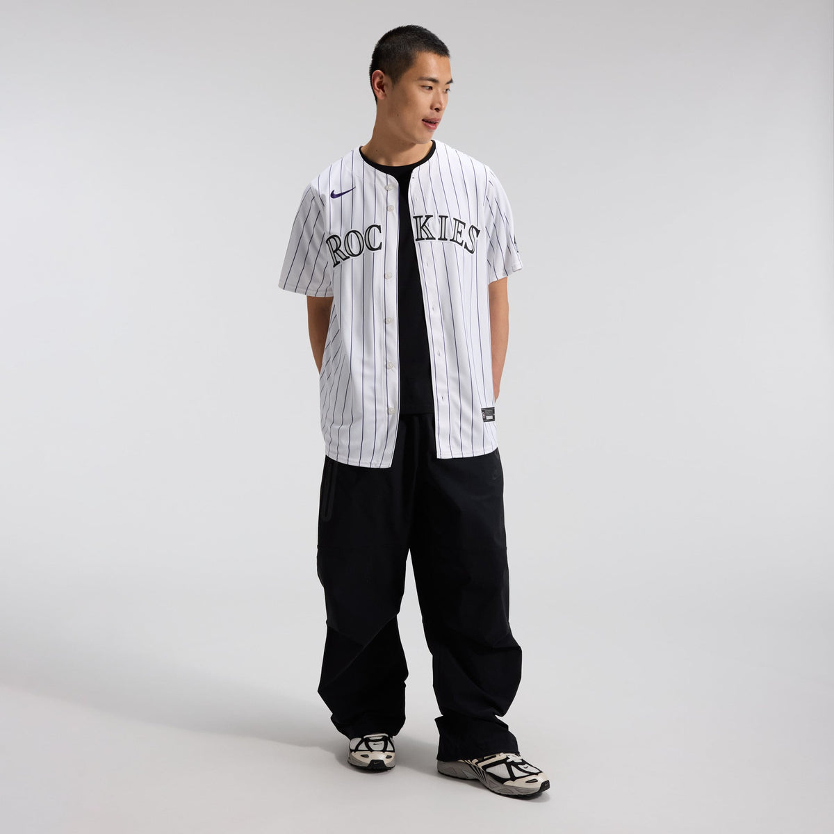 Men's Colorado Rockies Nike White Home Limited Jersey