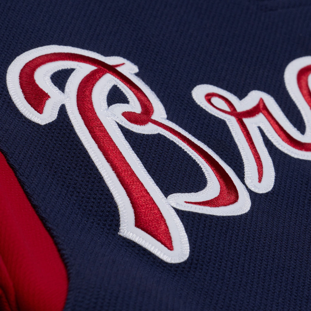 Men's Atlanta Braves Andruw Jones Mitchell & Ness Navy Authentic Batting Practice Jersey