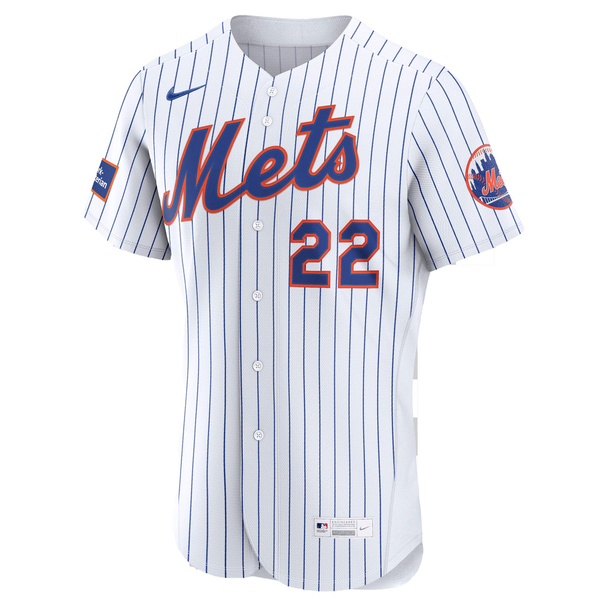 Men's New York Mets Juan Soto Nike Black Alternate Authentic Sponsor Patch Jersey