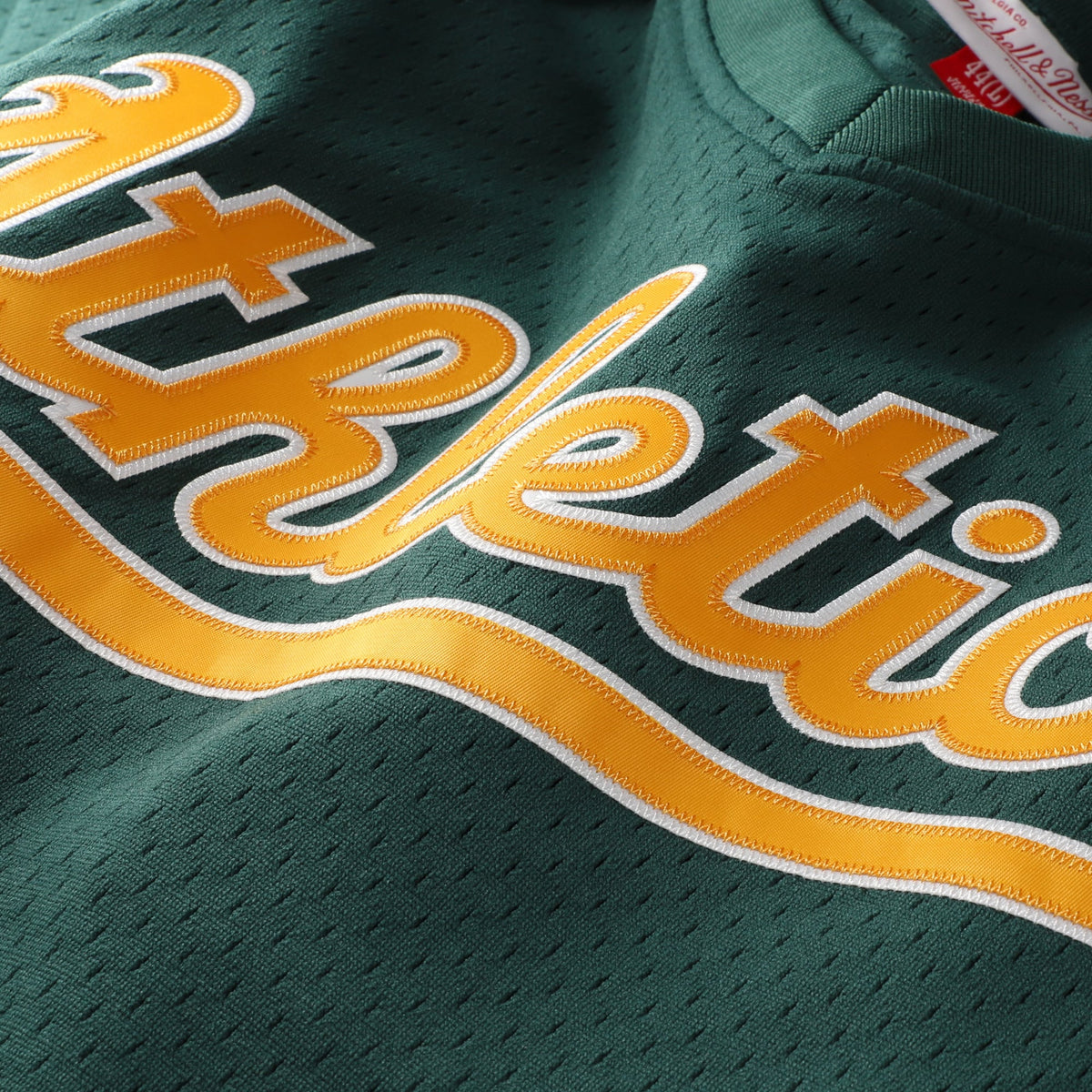 Men's Athletics Rickey Henderson Mitchell & Ness Green Authentic Batting Practice Jersey