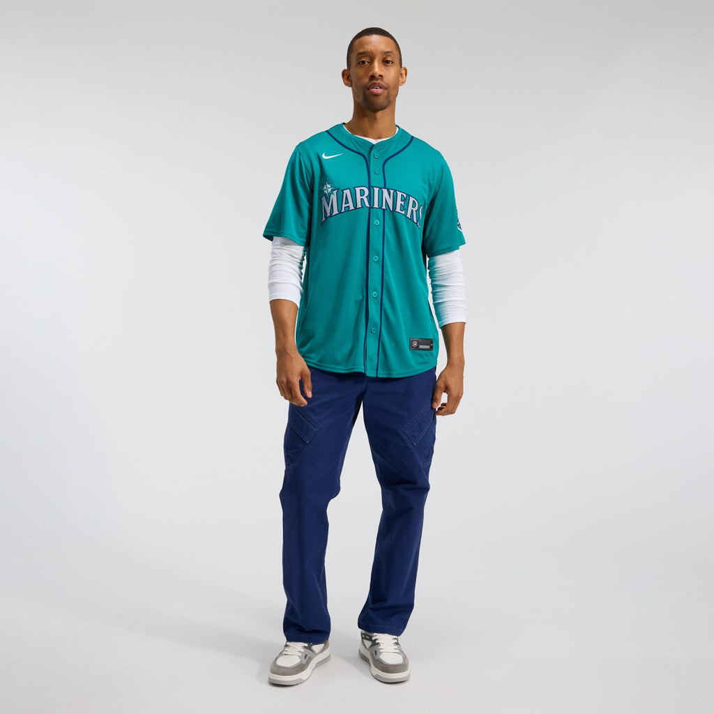 Men's Seattle Mariners Cal Raleigh Nike Teal Alternate Limited Jersey