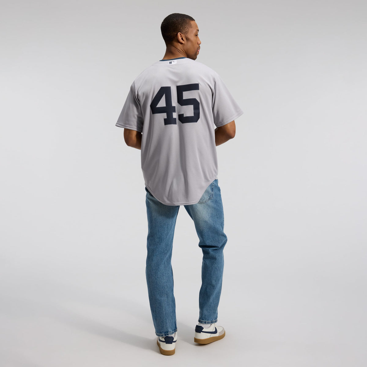 Men's  New York Yankees Gerrit Cole Nike Gray Road Replica Jersey