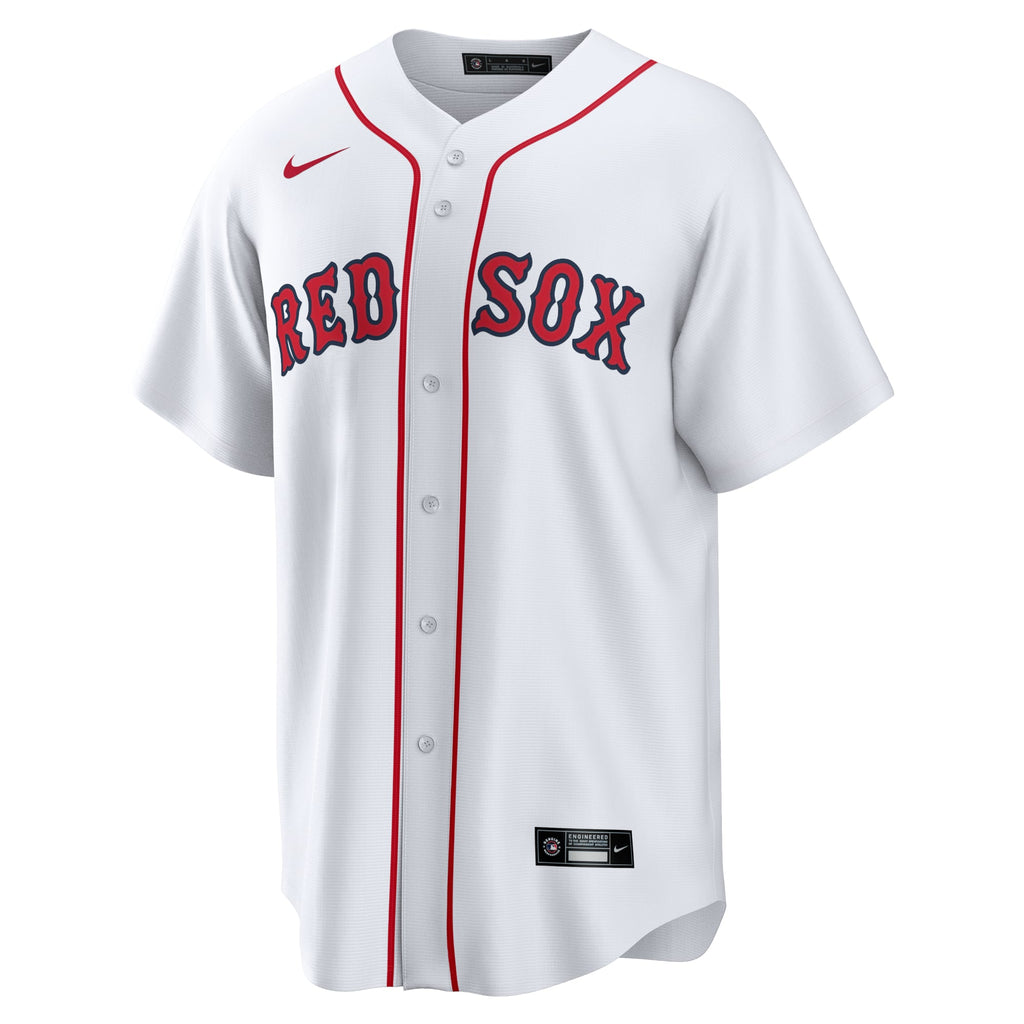 Men's Boston Red Sox Trevor Story Nike White Home Replica Jersey