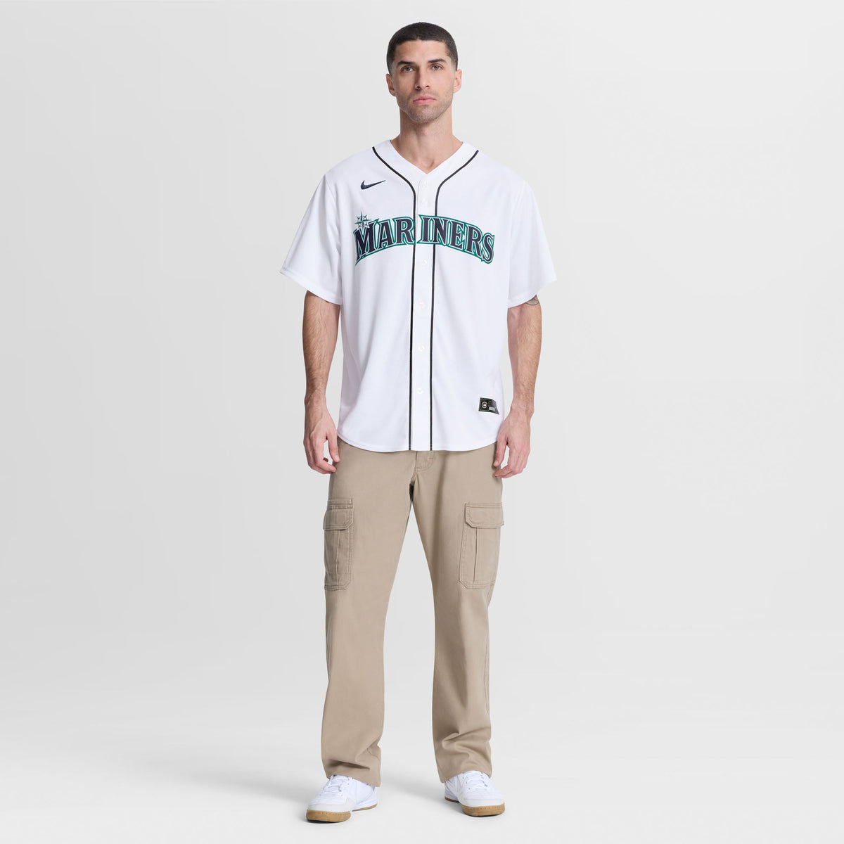 Men's Seattle Mariners Brendan Donovan Nike White Home Replica Jersey