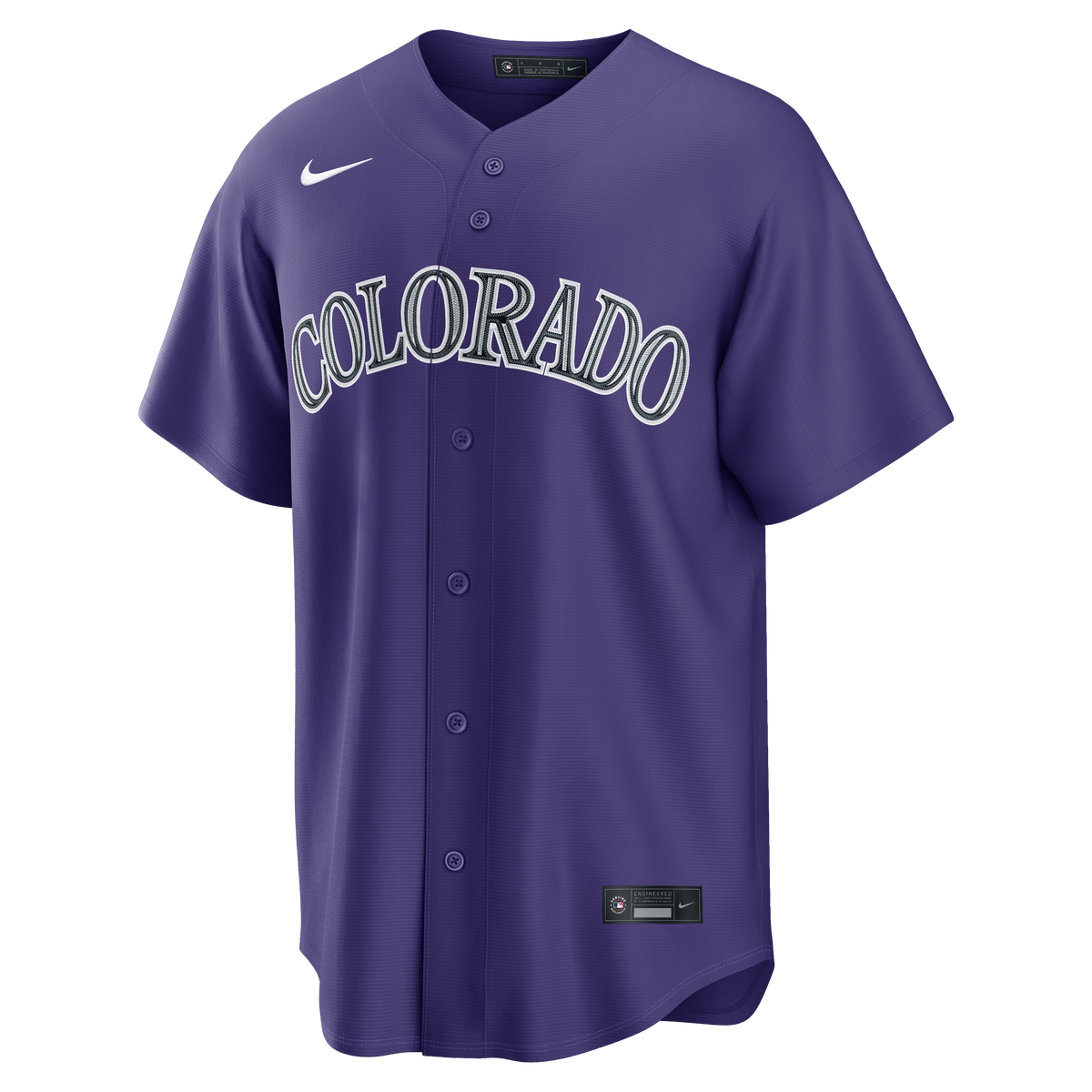 Men's Colorado Rockies Kris Bryant Nike Purple Alternate Replica Jersey
